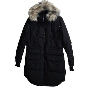 Alpine North Ukon Vegan Down Drawstring Parka Women's S Black NWT